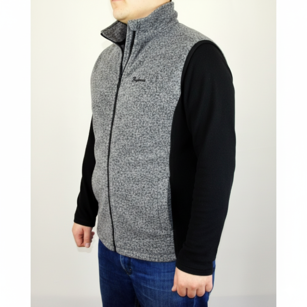 Безрукавка Серый меланж