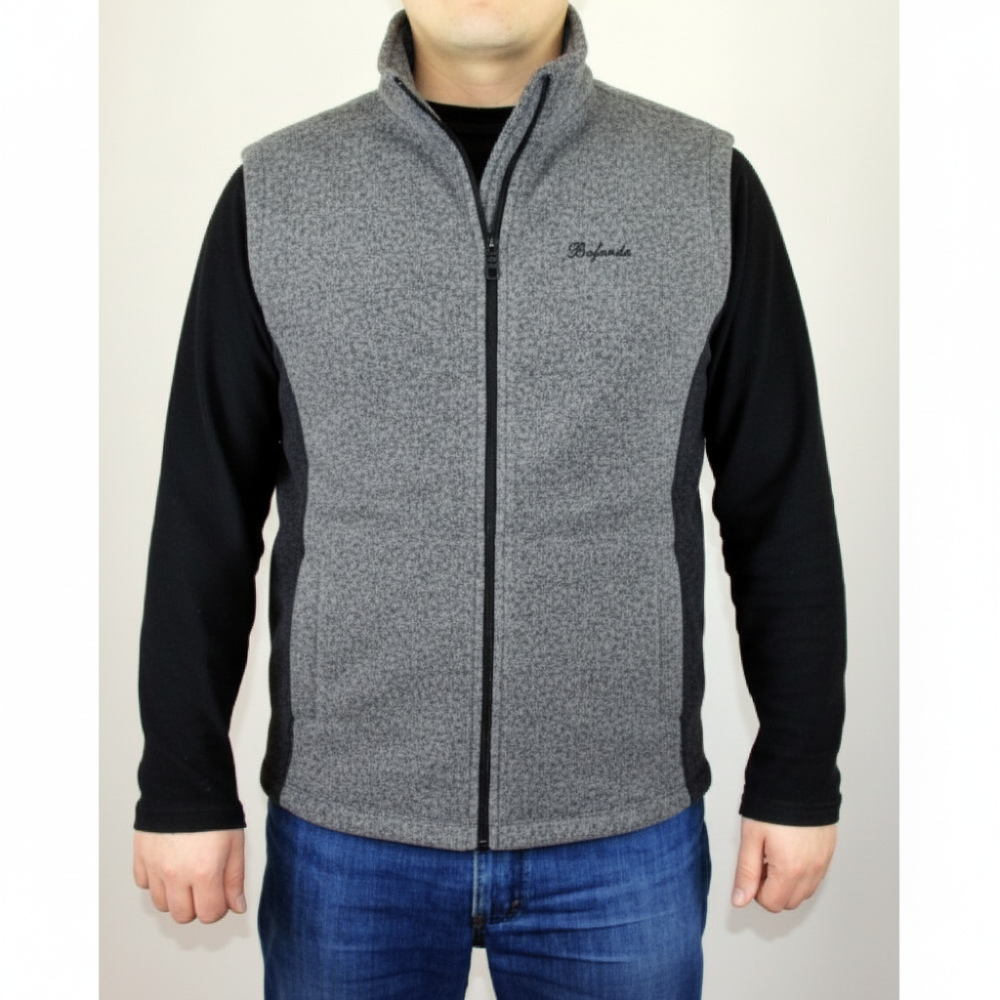 Безрукавка Серый меланж