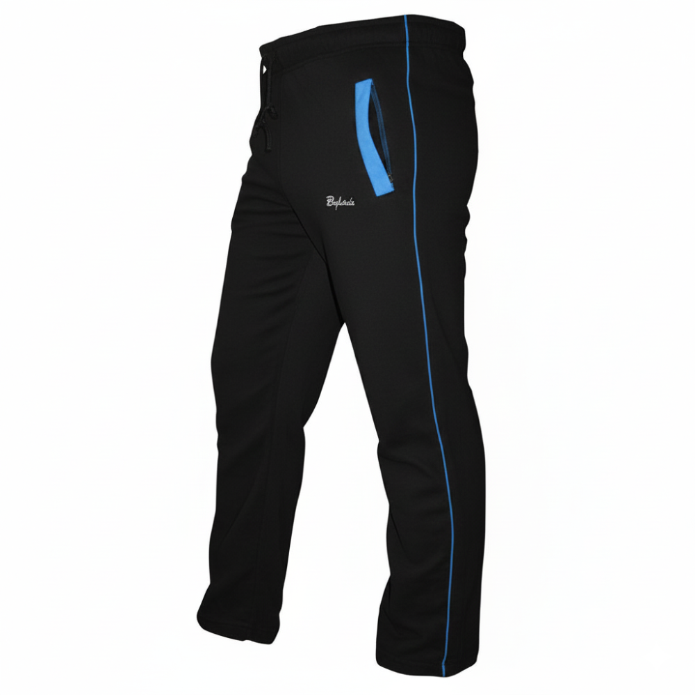 Sweatpants with stripes Black