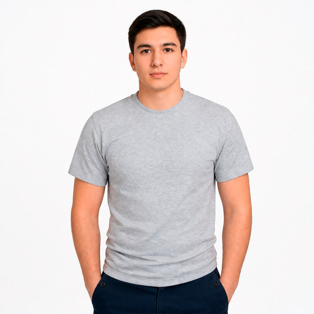 Bir rangli futbolka Firuza rang