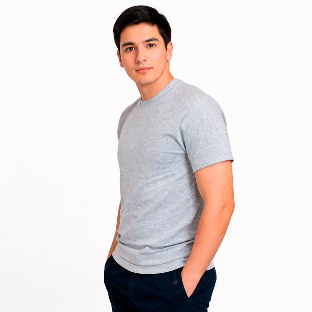 Bir rangli futbolka Firuza rang