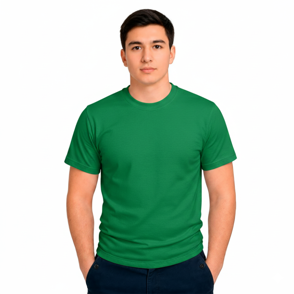 Solid T-Shirt Green
