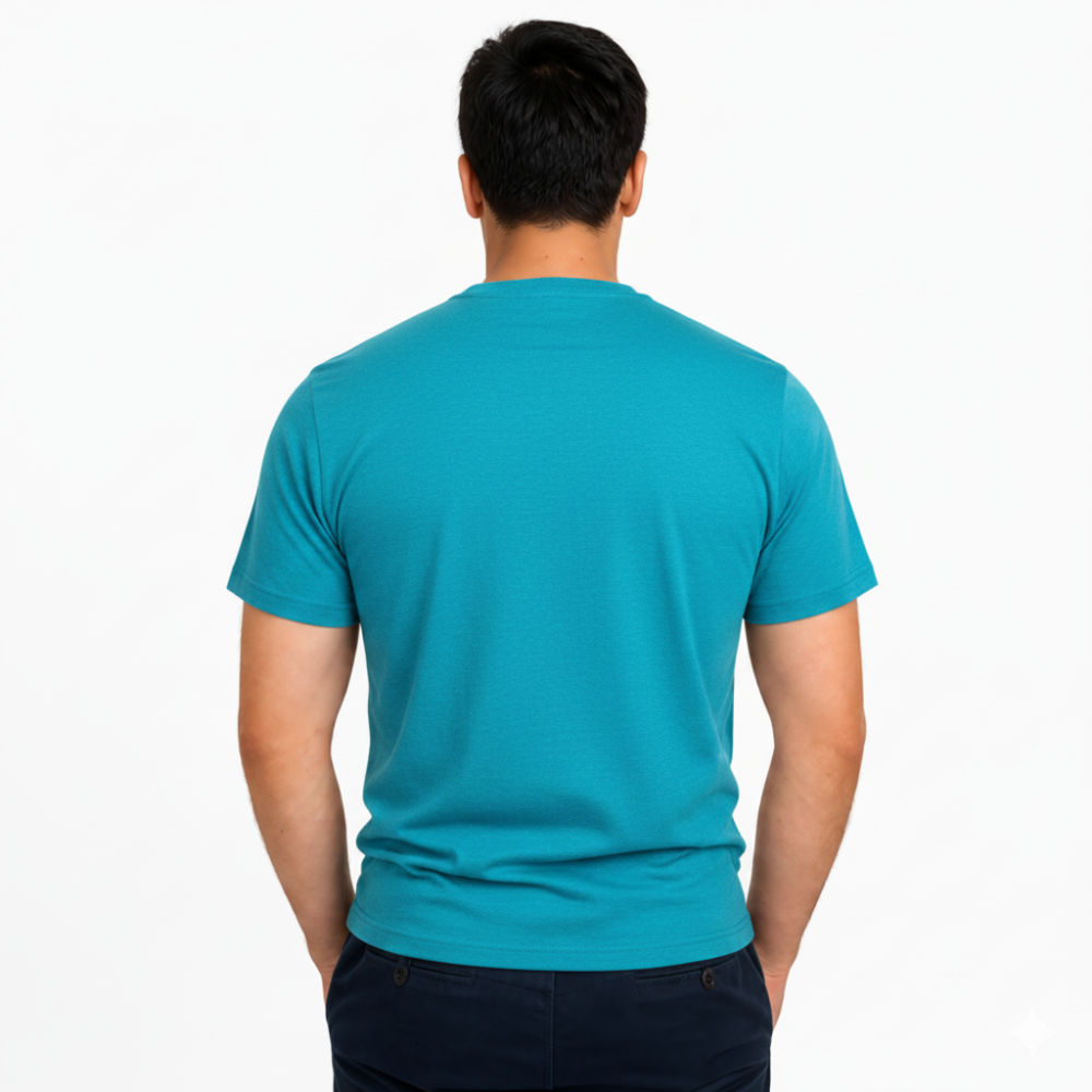 Solid T-Shirt Turquoise