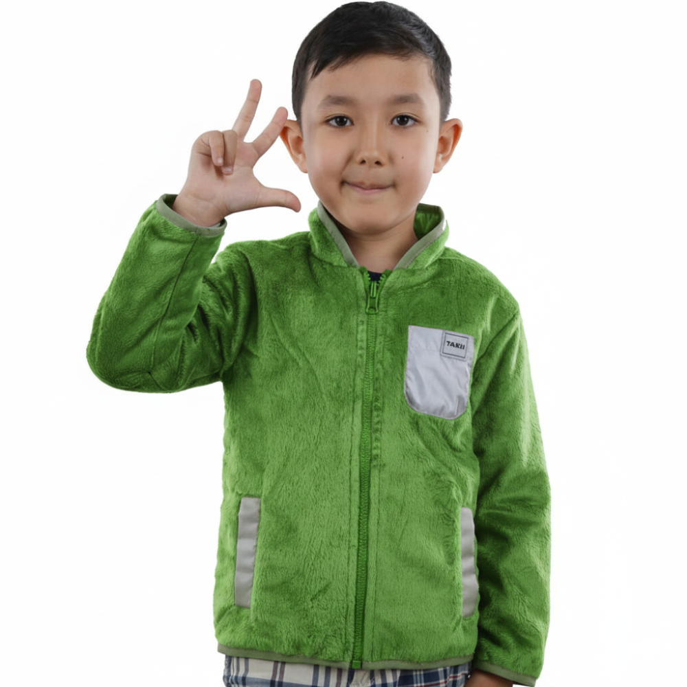 Двухсторонняя Толстовка Зелёный/Голубой