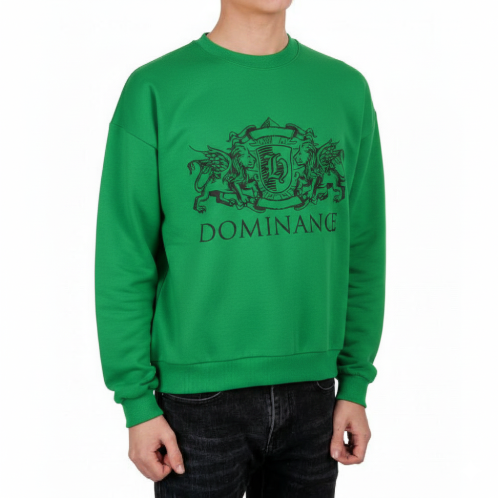 Sweatshirt with a loose fit (Green)